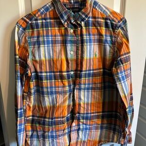 Ralph Lauren Boy's Vibrant Plaid Button Down Shirt